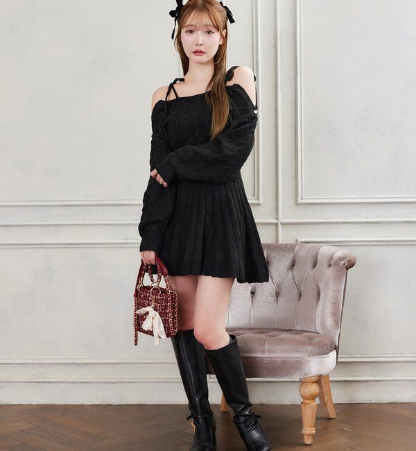  「チャーム付きキルティングミニバッグ」|ショルダー・メッセンジャー|