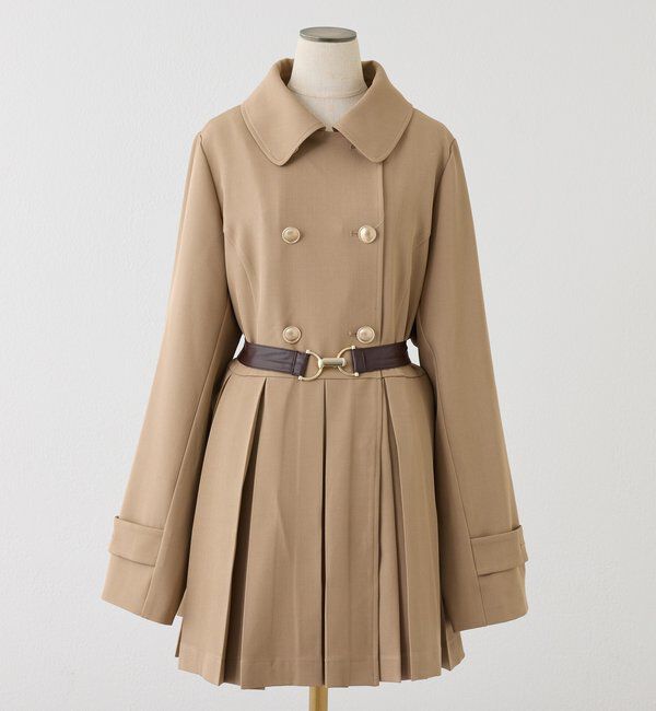  「ウエストベルトプリーツミニトレンチ」|その他|