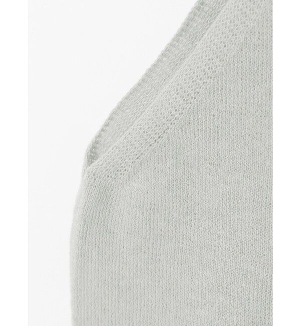 mizuiro ind「mizuiro ind ハイゲージラウンドネックベスト」|ベスト・ジレ|