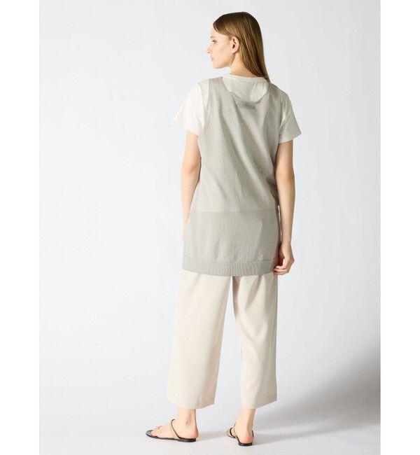 mizuiro ind「mizuiro ind ハイゲージラウンドネックベスト」|ベスト・ジレ|