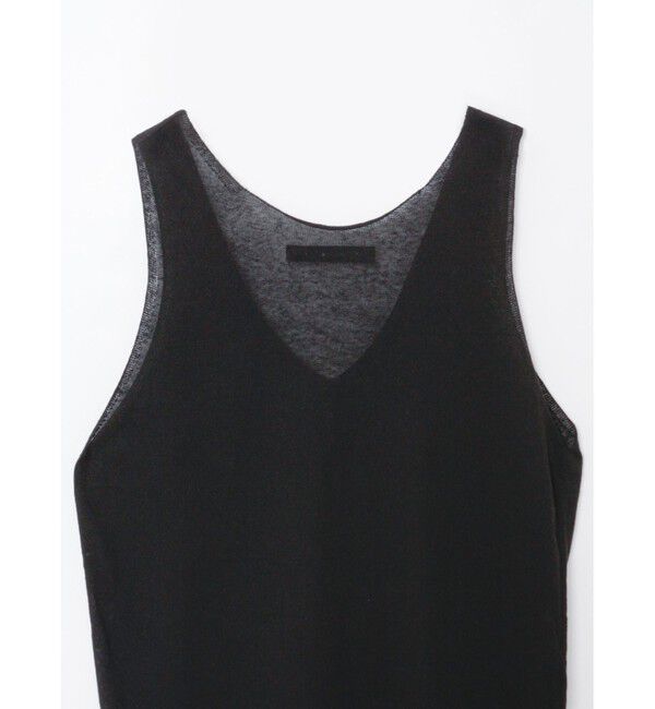 mizuiro ind「mizuiro ind ハイゲージラウンドネックベスト」|ベスト・ジレ|