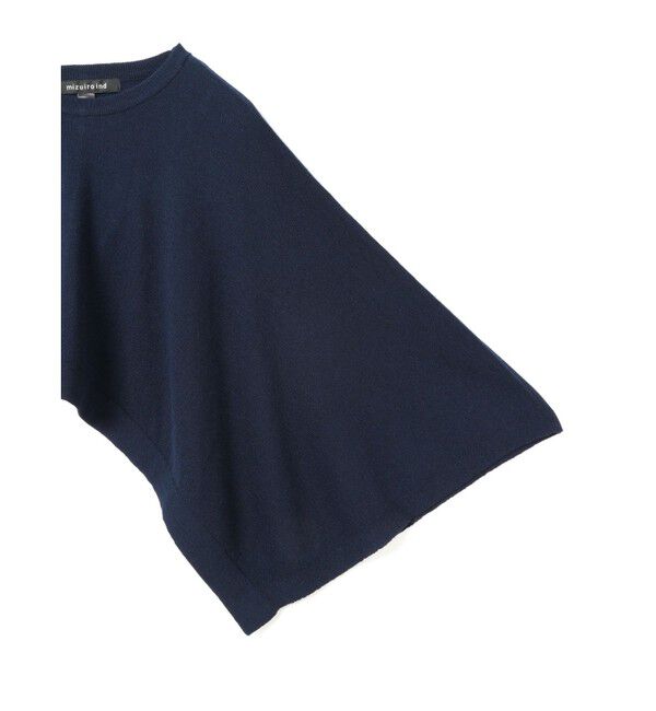 mizuiro ind「mizuiro ind アシンメトリーポンチョベスト」|ベスト・ジレ|