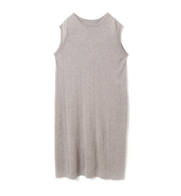 mizuiro ind「mizuiro ind ハイゲージロングスリットベスト」|ベスト・ジレ|ライトベージュ