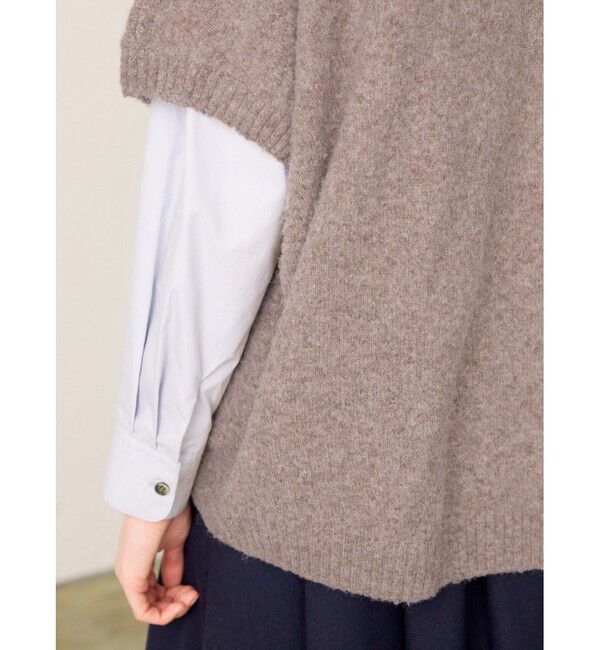 MidiUmi「MidiUmi クルーネックコクーンベスト」|ベスト・ジレ|