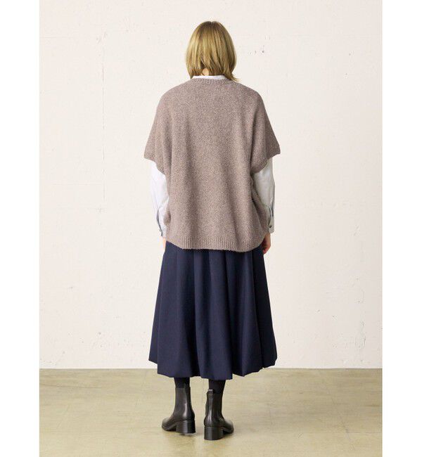 MidiUmi「MidiUmi クルーネックコクーンベスト」|ベスト・ジレ|