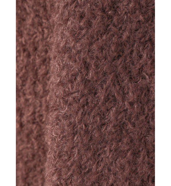 mizuiro ind「mizuiro ind ヘアリーヤーンショートベスト」|ベスト・ジレ|