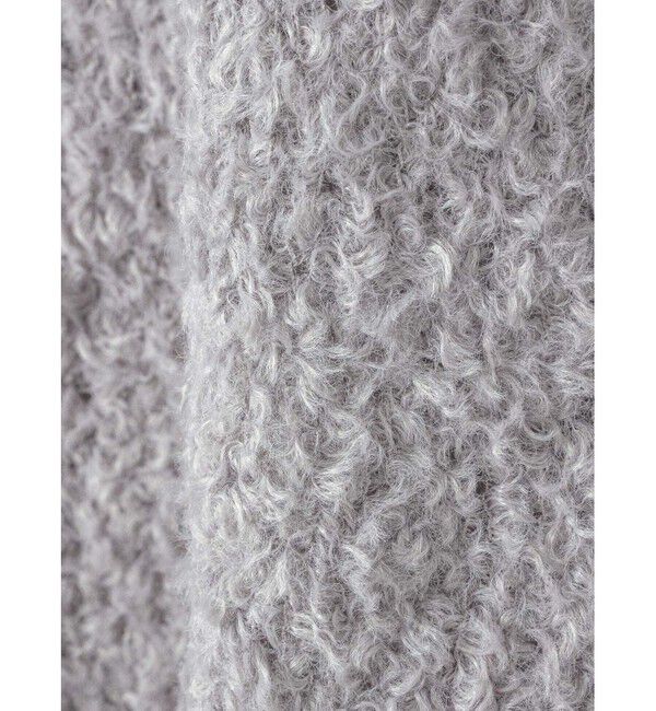 mizuiro ind「mizuiro ind ヘアリーヤーンショートベスト」|ベスト・ジレ|