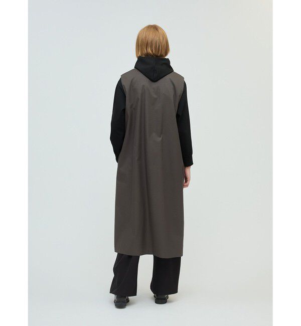 mizuiro ind「mizuiro ind ポケット付きクルーネックロングジレ」|ワンピース|