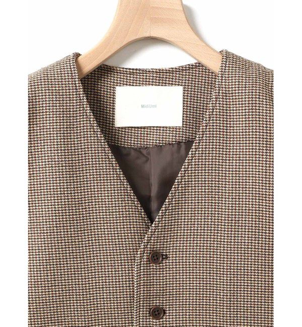 MidiUmi「MidiUmi Vネックベスト」|ベスト・ジレ|