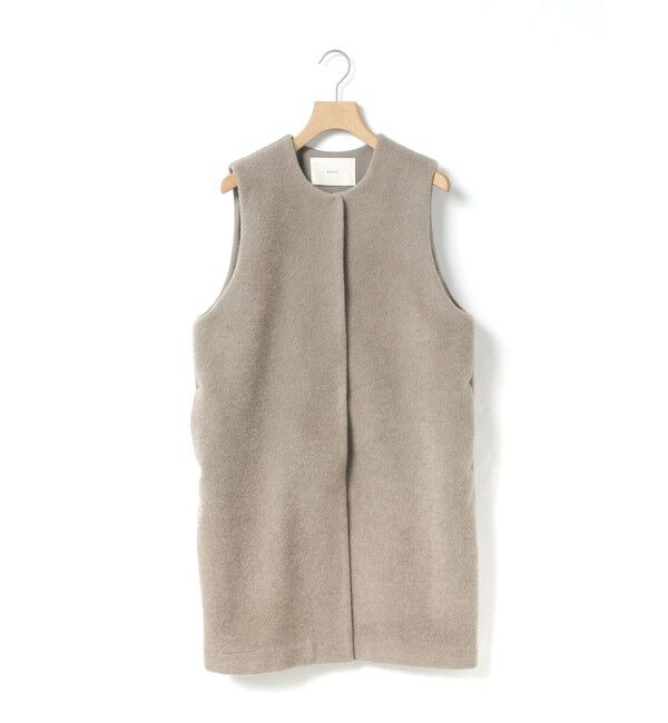 MidiUmi「MidiUmi ブークレロングベスト」|ベスト・ジレ|