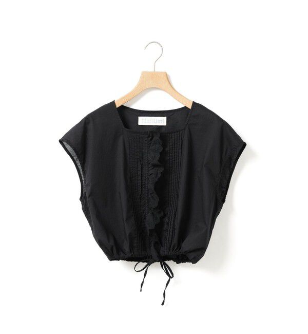 MidiUmi「MidiUmi ピンタックレースベスト」|ベスト・ジレ|