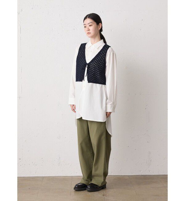 MidiUmi「MidiUmi 2WAYショートニットベスト」|ベスト・ジレ|