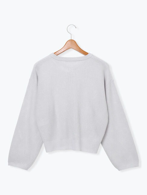 Lugnoncure「メッシュ編みWジップカーディガン」|カーディガン|