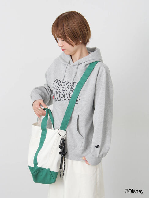 Lugnoncure「【Disney】Mickey Mouse/チャーム付きトートバッグ」|その他|
