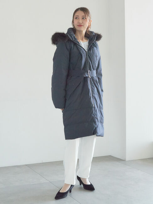 Te chichi「【宮本茉由着用】フードロングダウンコート」|その他|