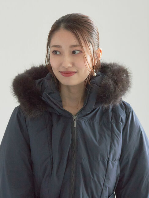 Te chichi「【宮本茉由着用】フードロングダウンコート」|その他|