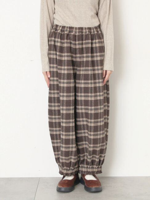 Samansa Mos2「【帯電防止裏地】ヘリンボーンバルーンパンツ《M/Lサイズ》」|その他|