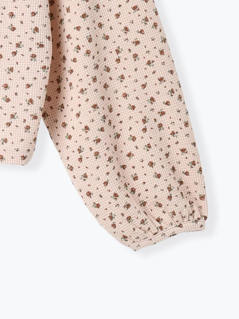 Samansa Mos2「ワッフルローズ柄前後2WAYカットソー」|Tシャツ・カットソー|