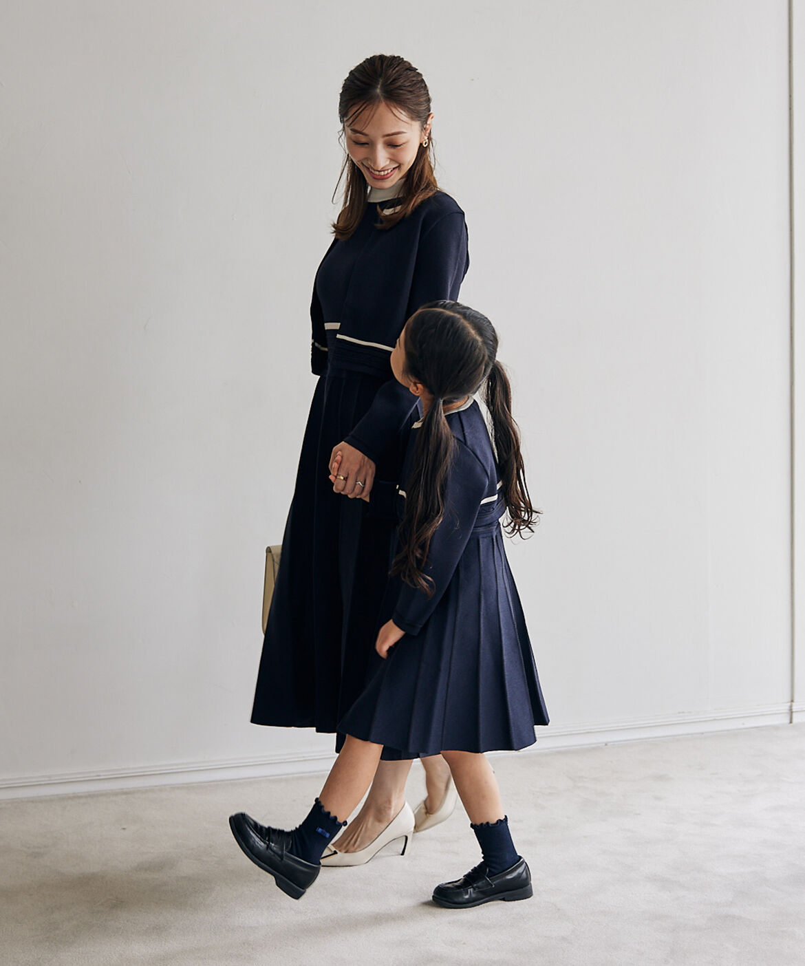 Maglie le cassetto「《M Maglie le cassetto》バイカラーニットワンピース」|ワンピース|