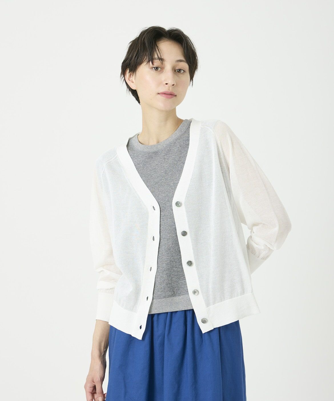 I.T.'S international「シアーカーディガン」|カーディガン|