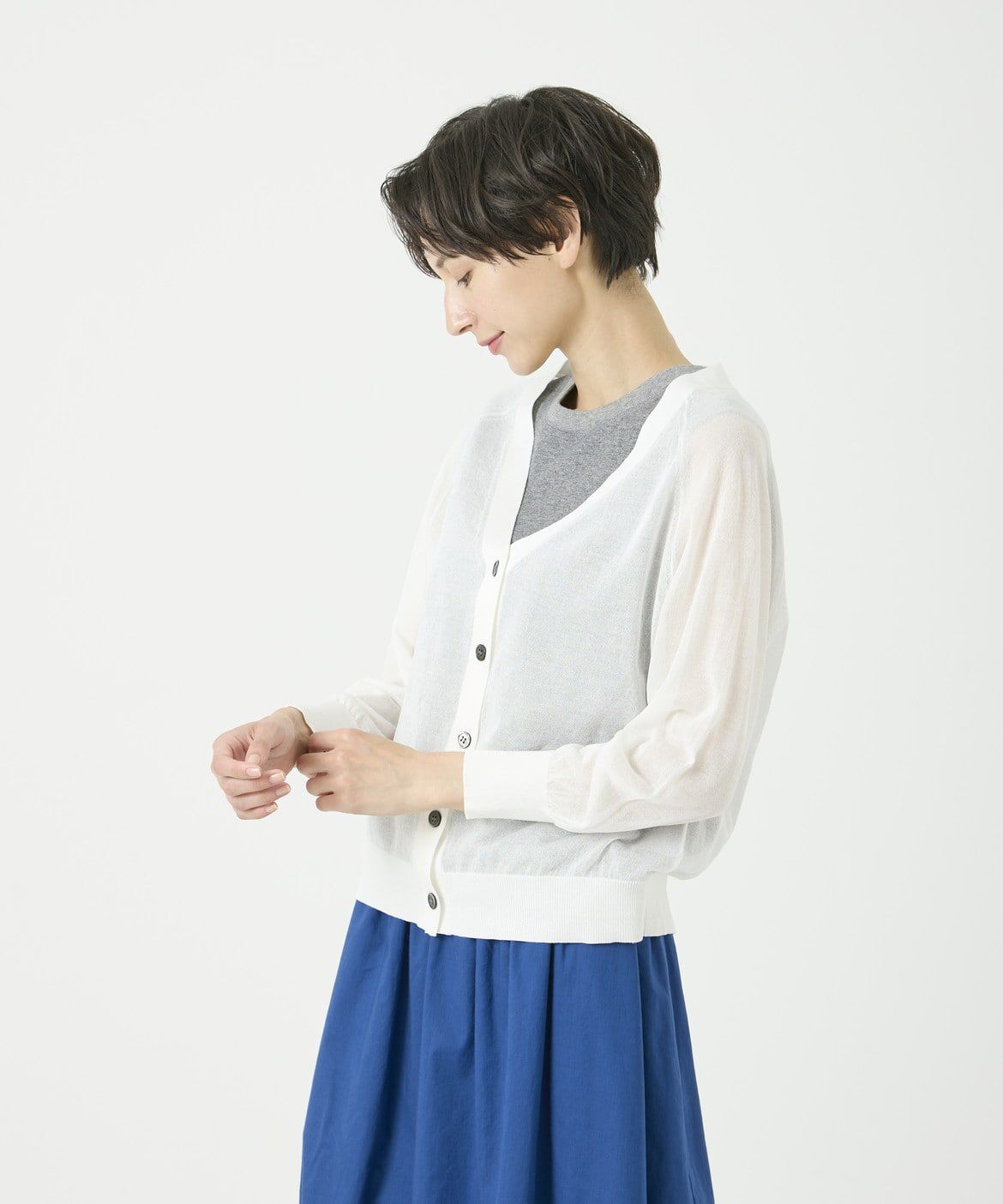 I.T.'S international「シアーカーディガン」|カーディガン|