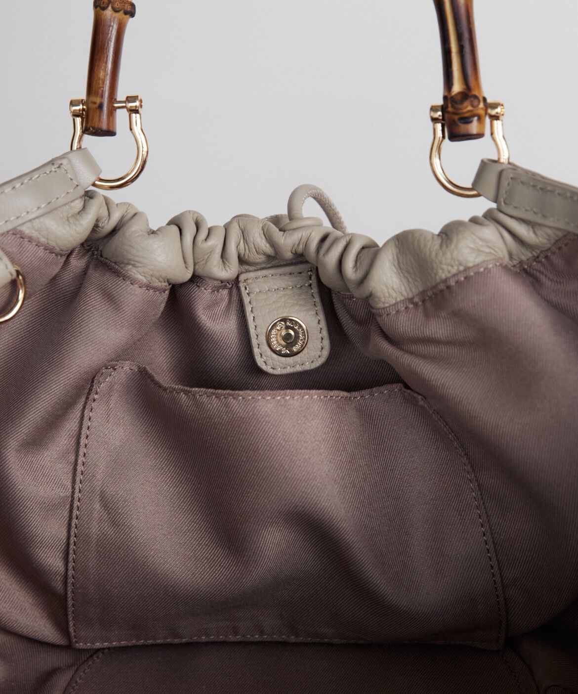 7-IDconcept.「カウレザーバンブーハンドル2WAYバッグ」|ハンドバッグ|