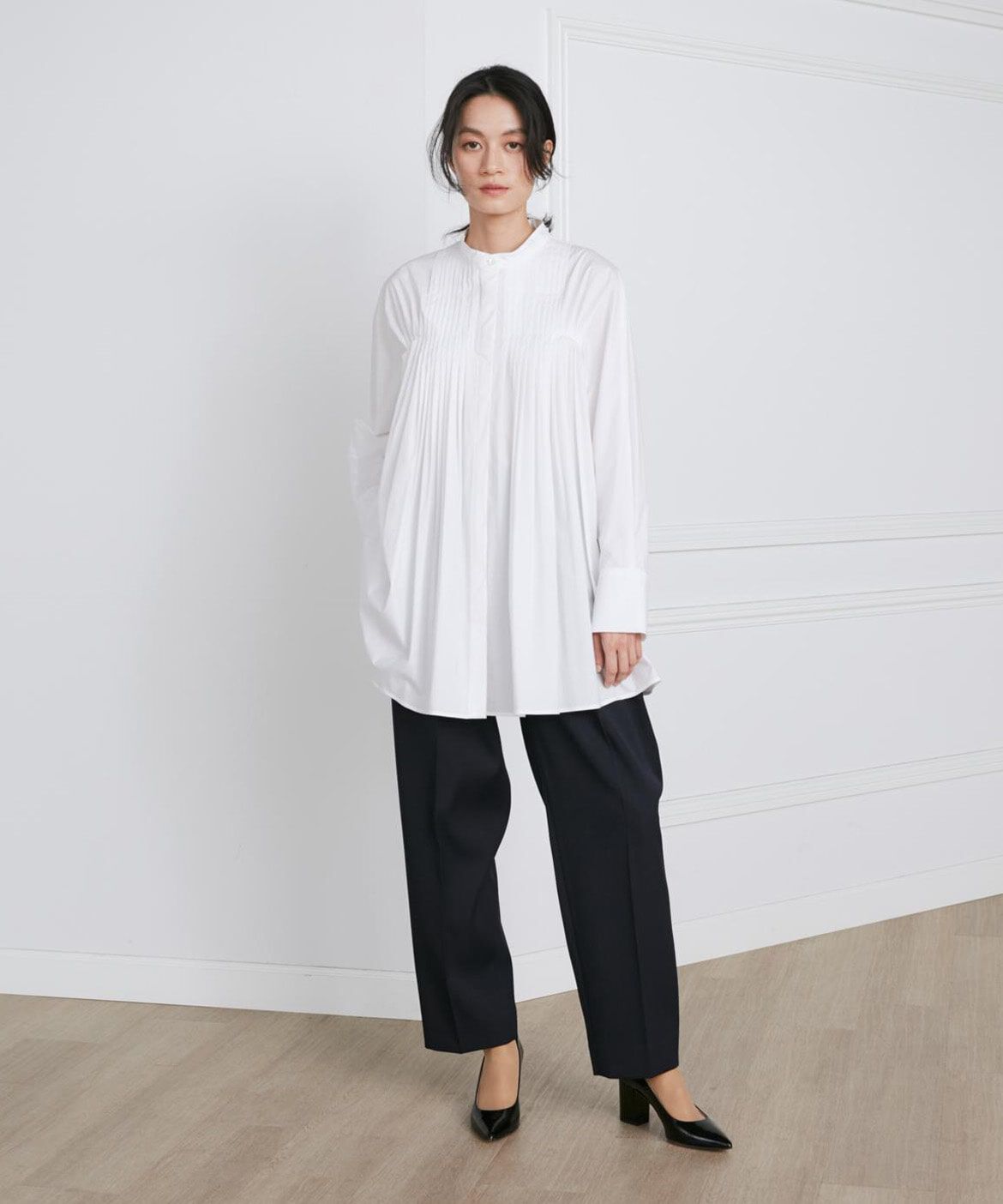 INED「2WAYタックシャツ《la veille by SUPERIOR CLOSET》」|シャツ・ブラウス|