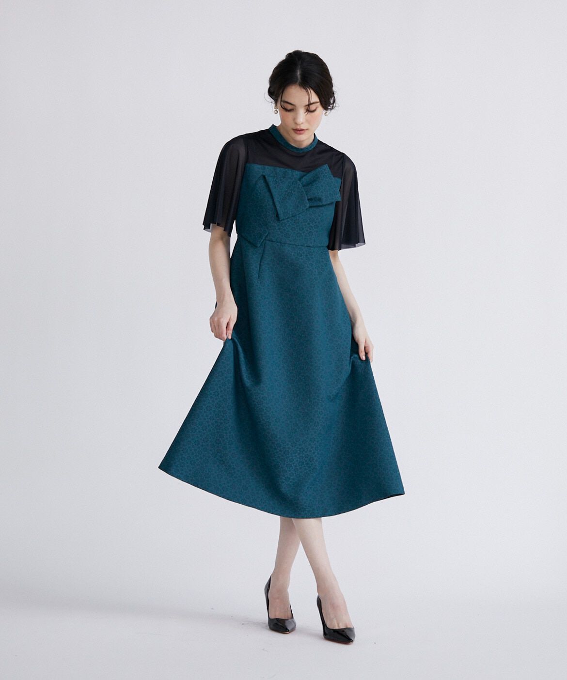 Maglie le cassetto「シアードッキングワンピース」|ワンピース|