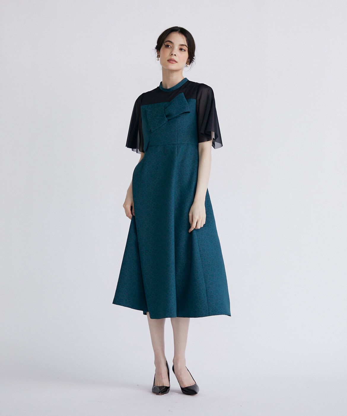 Maglie le cassetto「シアードッキングワンピース」|ワンピース|