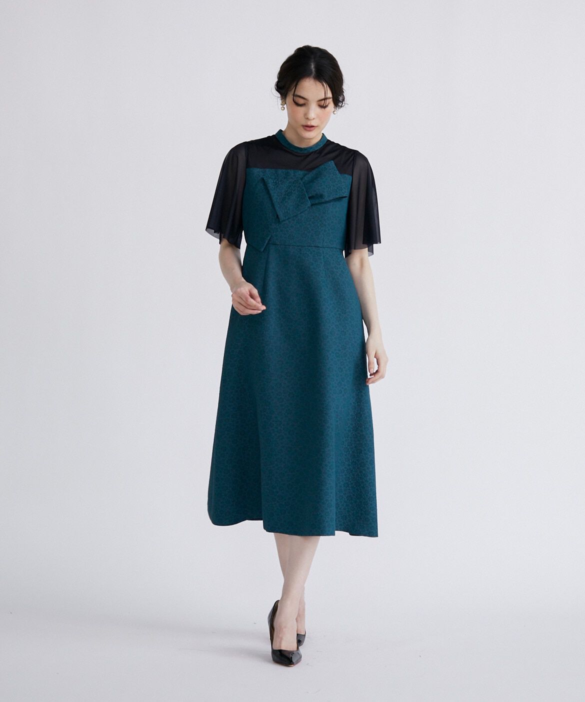 Maglie le cassetto「シアードッキングワンピース」|ワンピース|