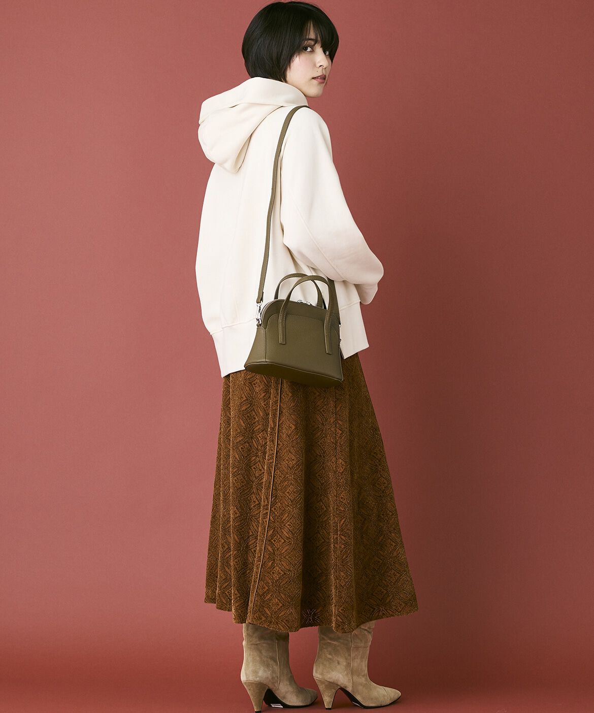 INED「《INED CLARO》裏起毛フーディ」|パーカー|