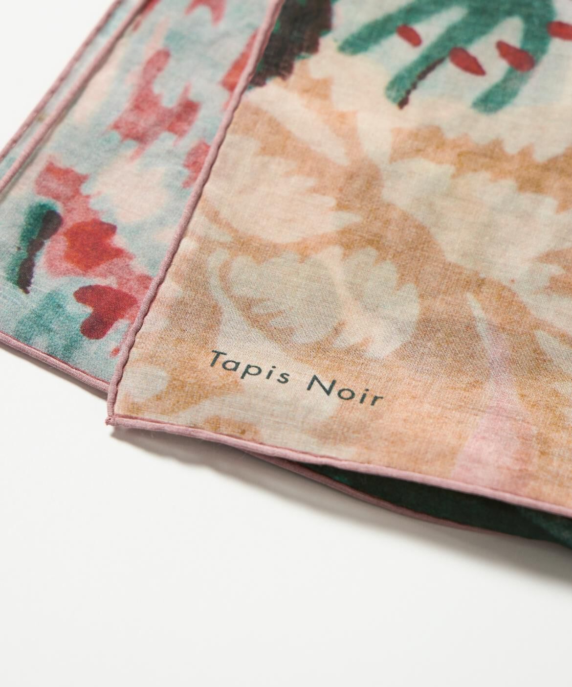 INED「《FAVORITE》Light Multicolor Flower スカーフ《Tapis Noir》」|ストール|