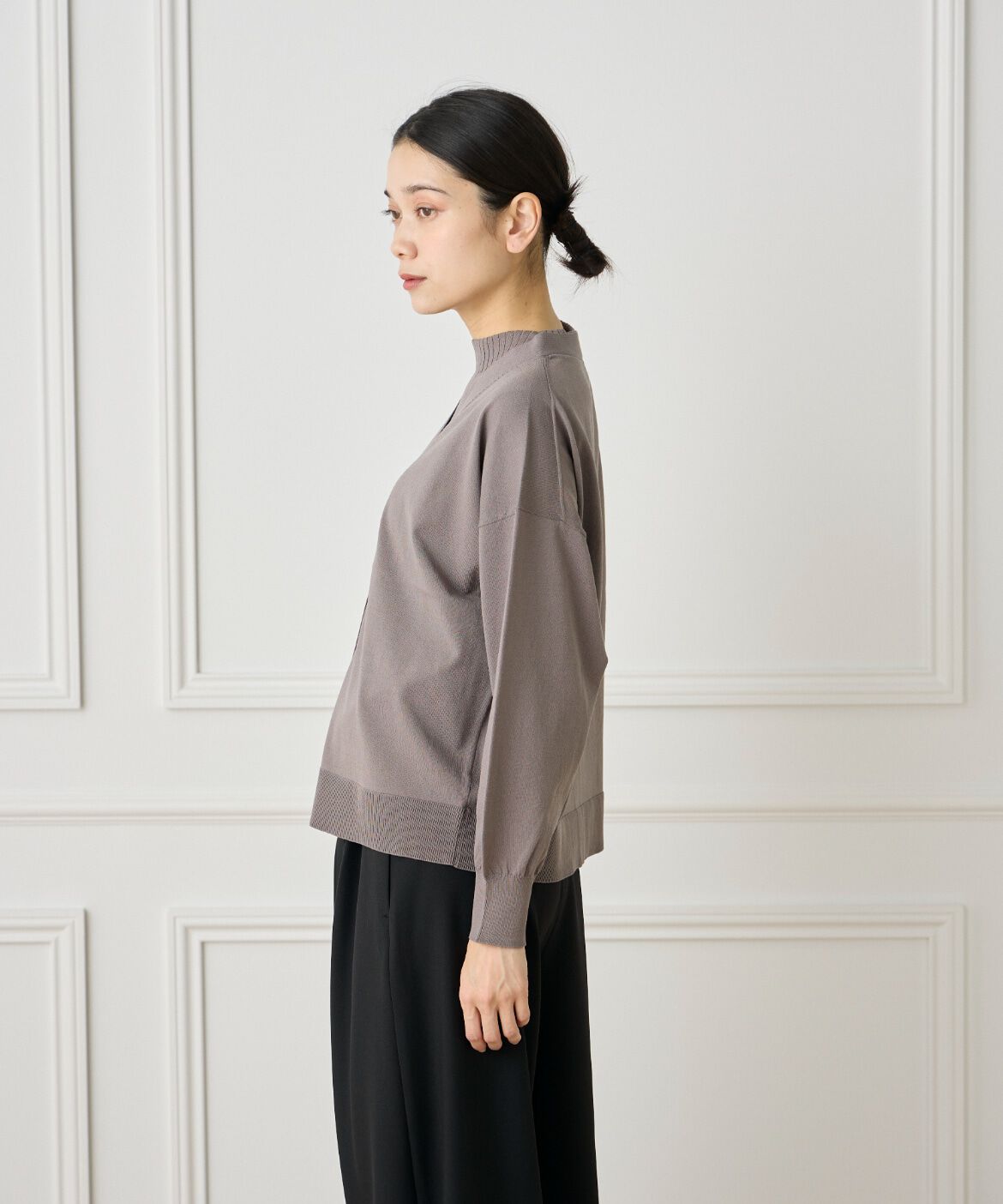 INED「Vネックカーディガン」|カーディガン|