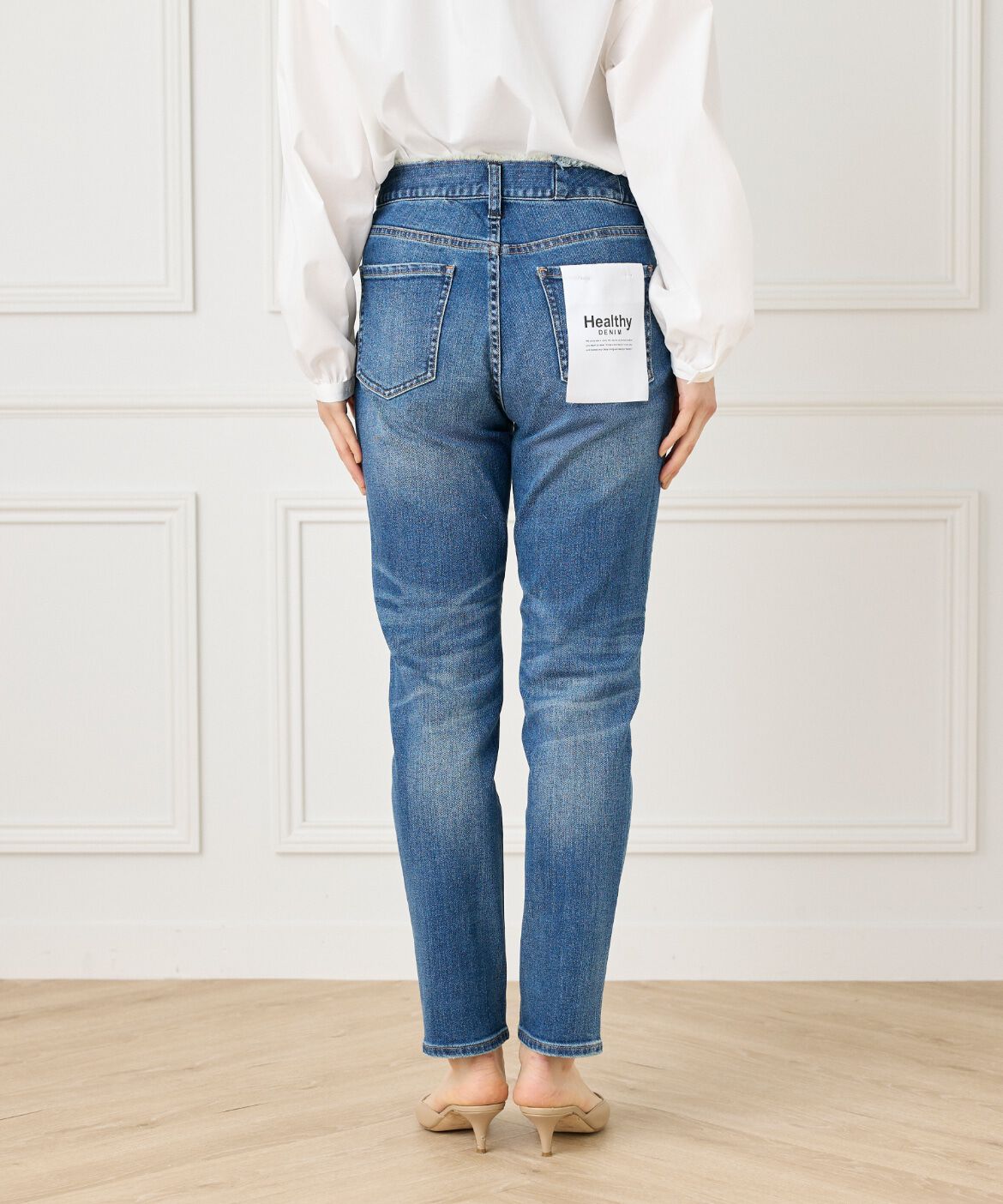 7-IDconcept.「H. Salt  ミッドライズテーパードデニムパンツ 《Healthy DENIM》」|デニム|