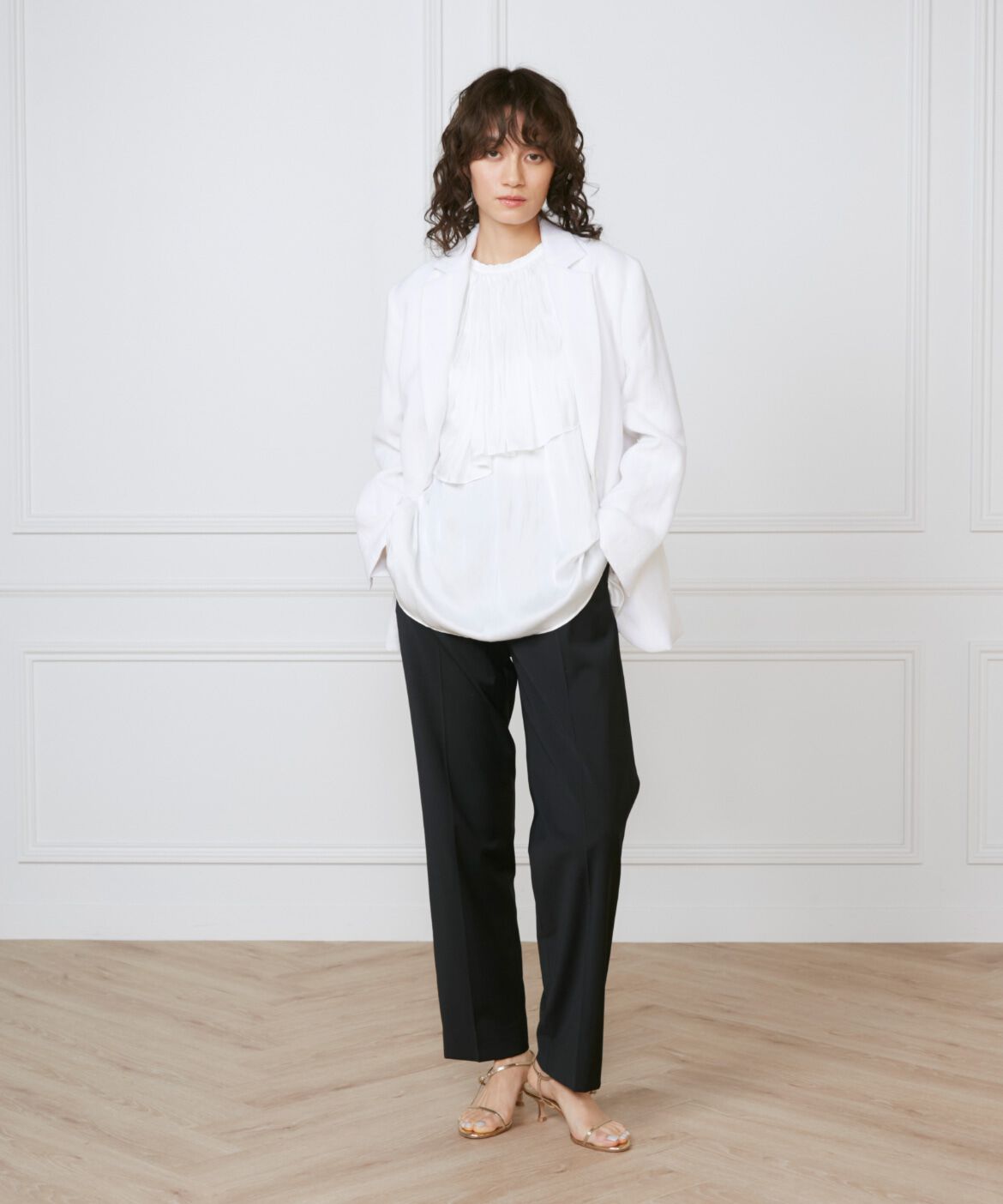 INED「《大きいサイズ》ストレートパンツ《la veille by SUPERIOR CLOSET》」|その他|