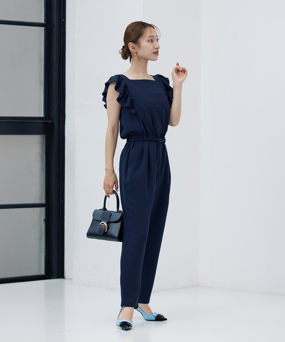 Maglie le cassetto「《M Maglie le cassetto&times;吉田理紗》大人の甘辛サロペット」|オールインワン|