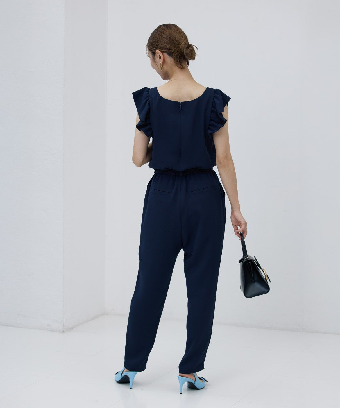 Maglie le cassetto「《M Maglie le cassetto&times;吉田理紗》大人の甘辛サロペット」|オールインワン|