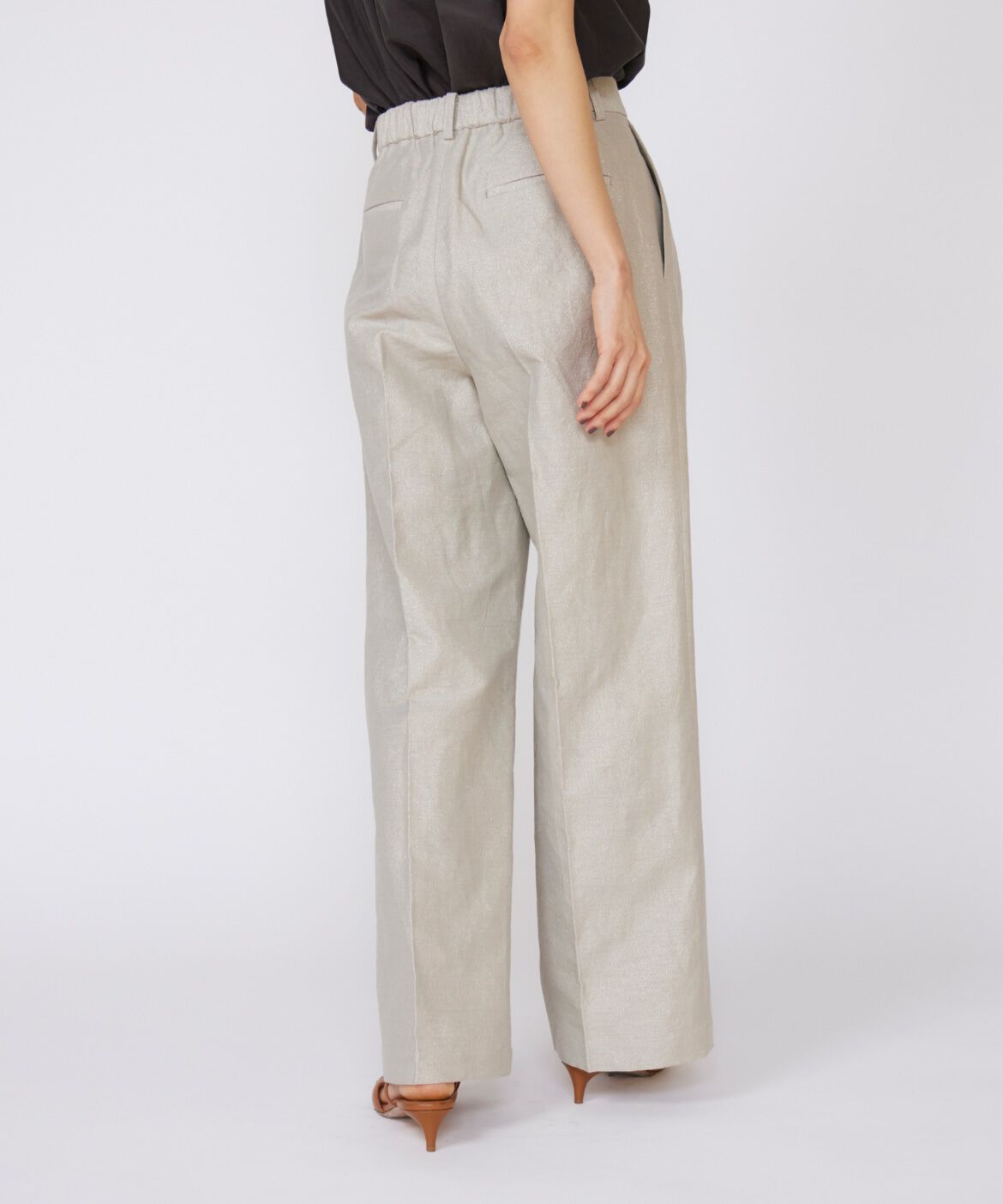 INED「ラメワンタックワイドパンツ」|その他|