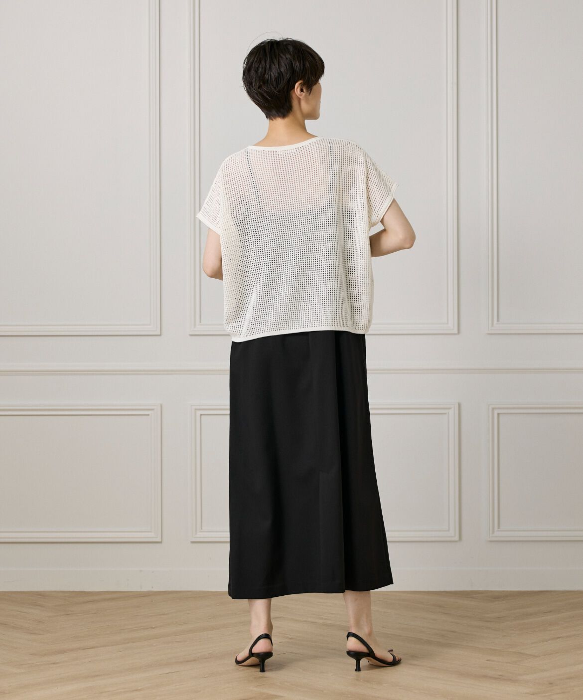 I.T.'S international「メッシュ柄プルオーバー」|ニット・セーター|