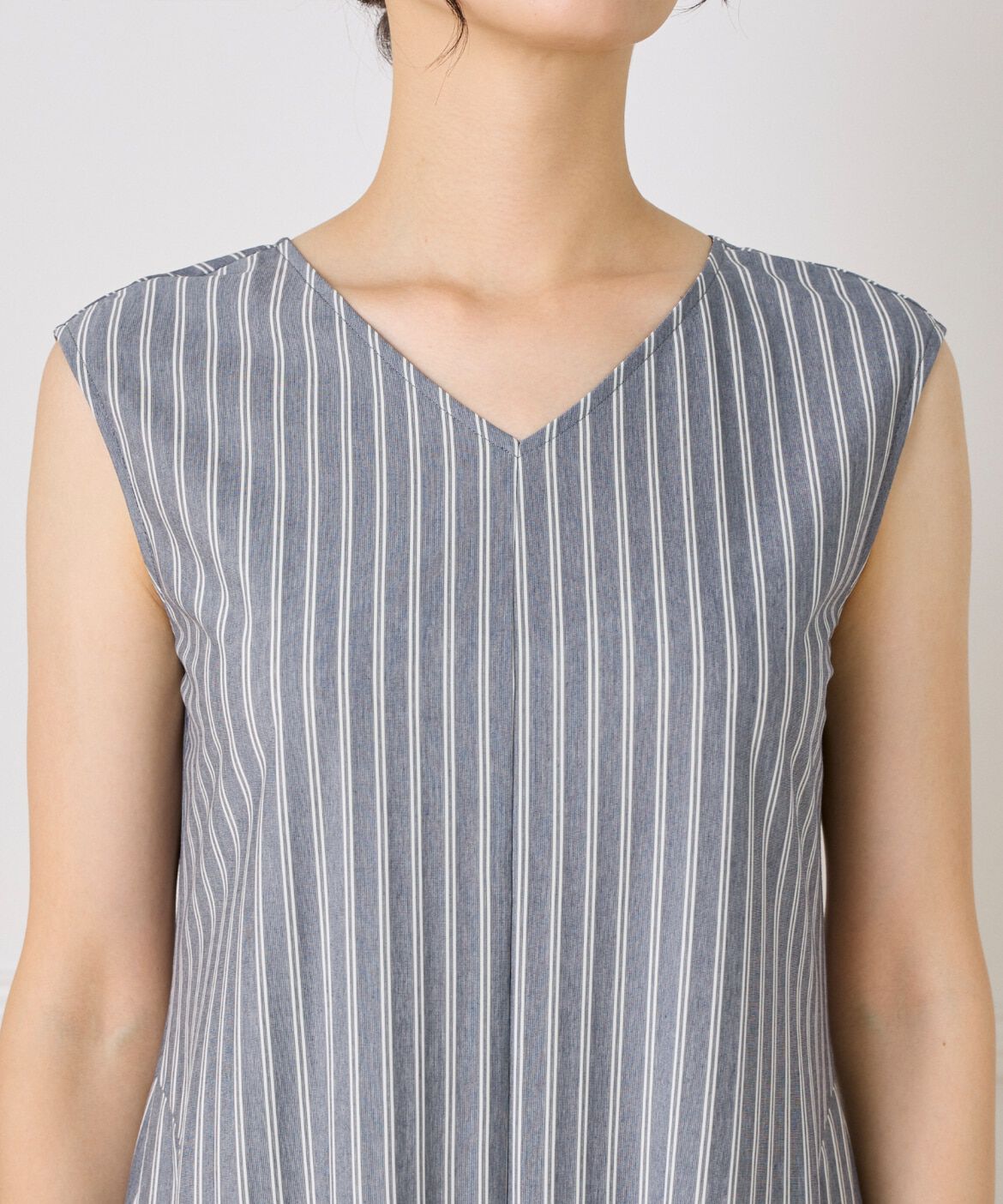 INED「ストライプフレアカットワンピース」|ワンピース|