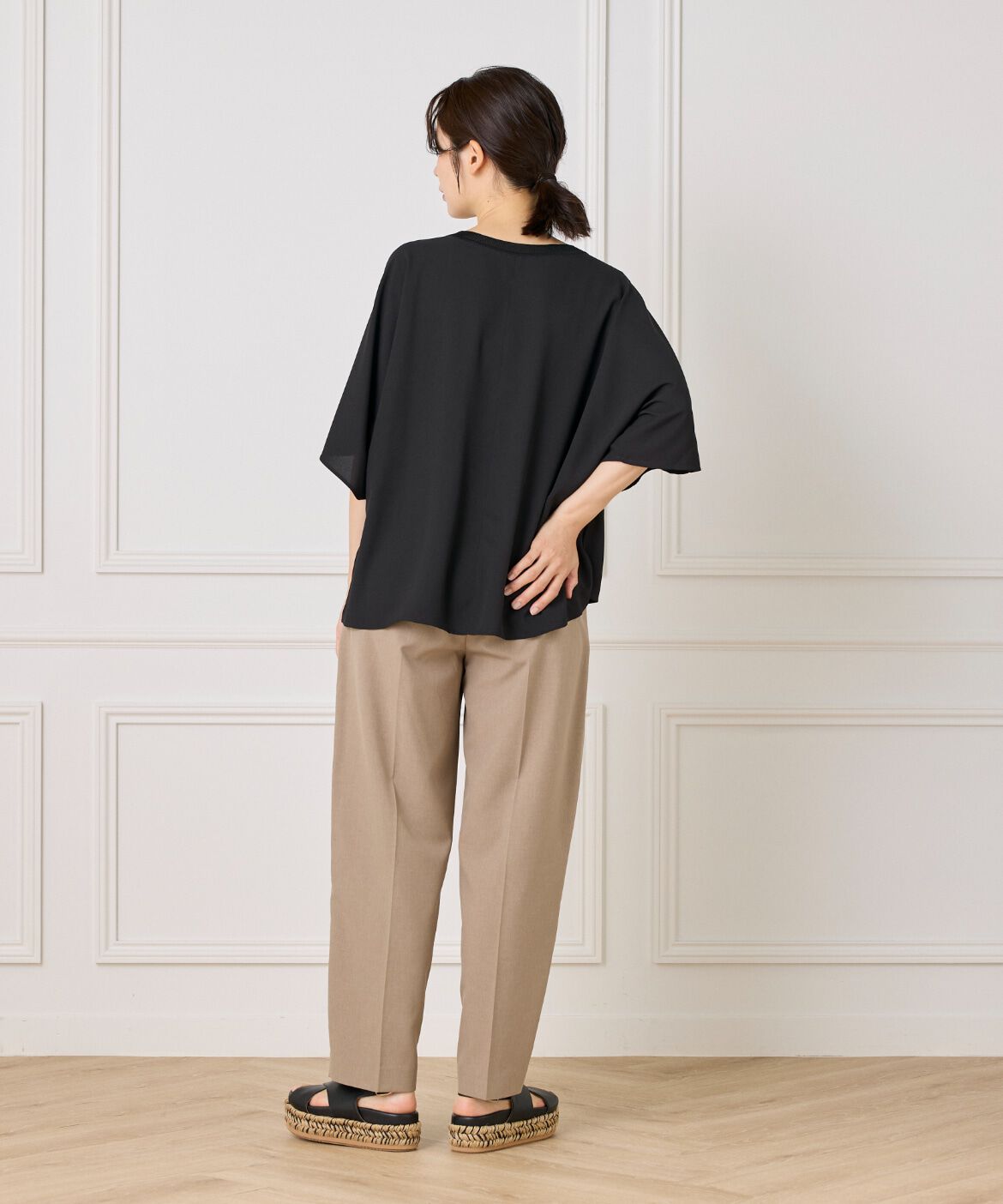 DAY by DAY it&rsquo;s international「リブ衿Tブラウス」|シャツ・ブラウス|