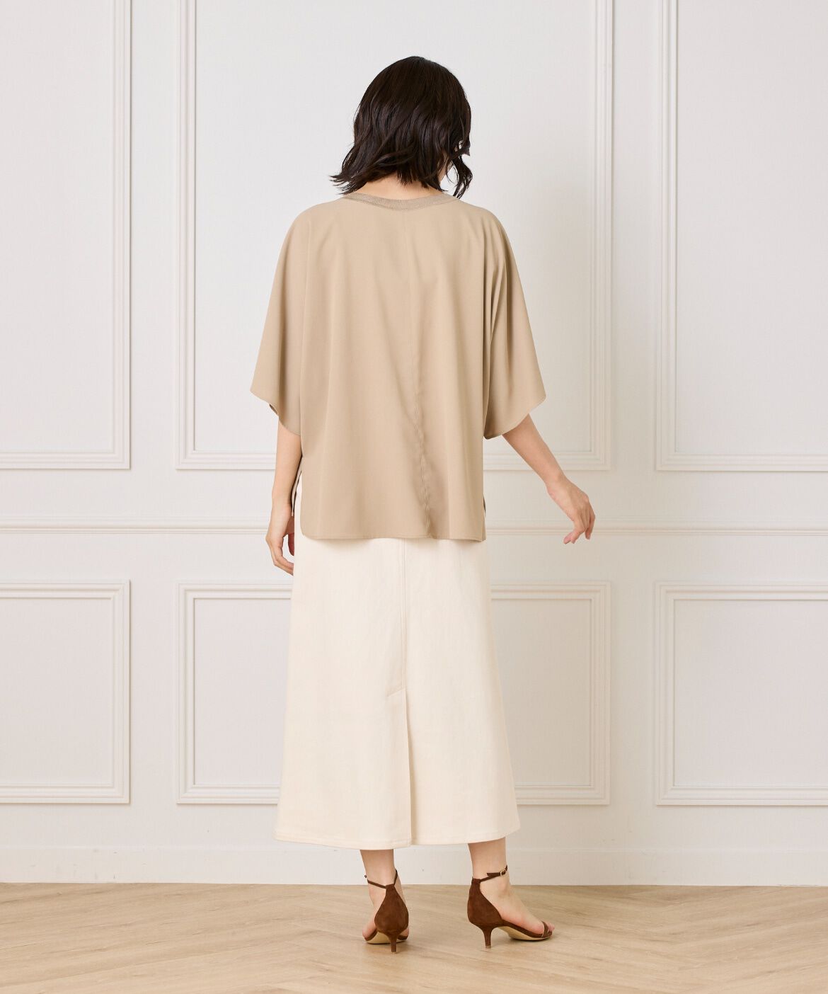 DAY by DAY it&rsquo;s international「リブ衿Tブラウス」|シャツ・ブラウス|