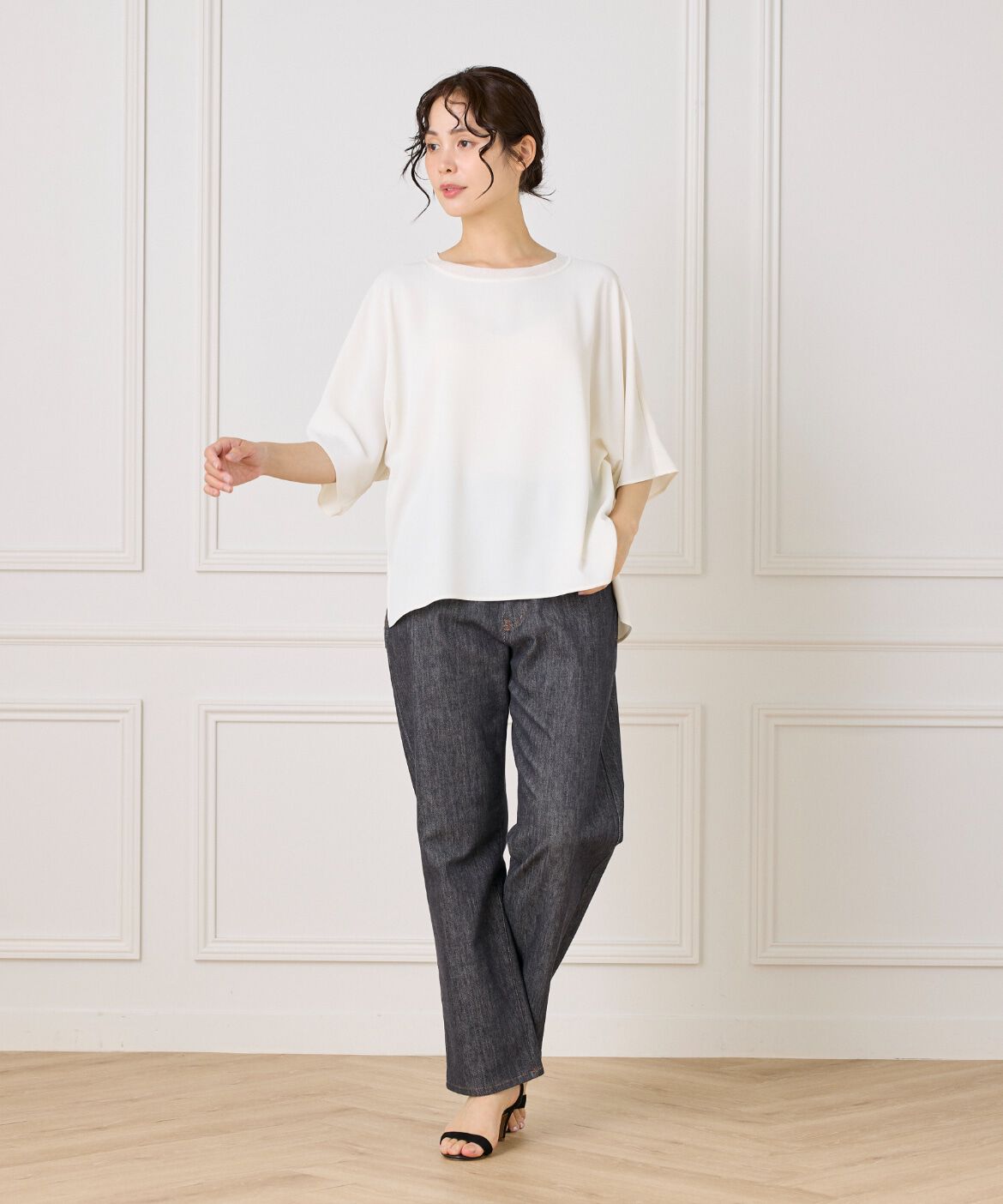 DAY by DAY it&rsquo;s international「リブ衿Tブラウス」|シャツ・ブラウス|