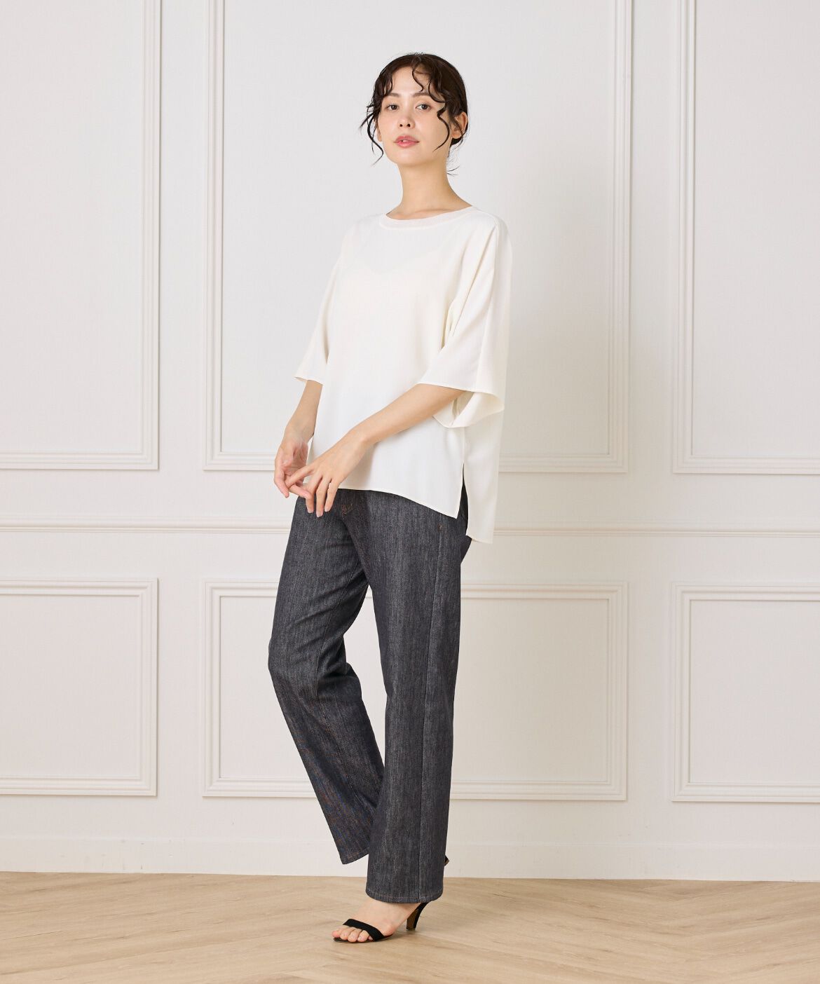 DAY by DAY it&rsquo;s international「リブ衿Tブラウス」|シャツ・ブラウス|