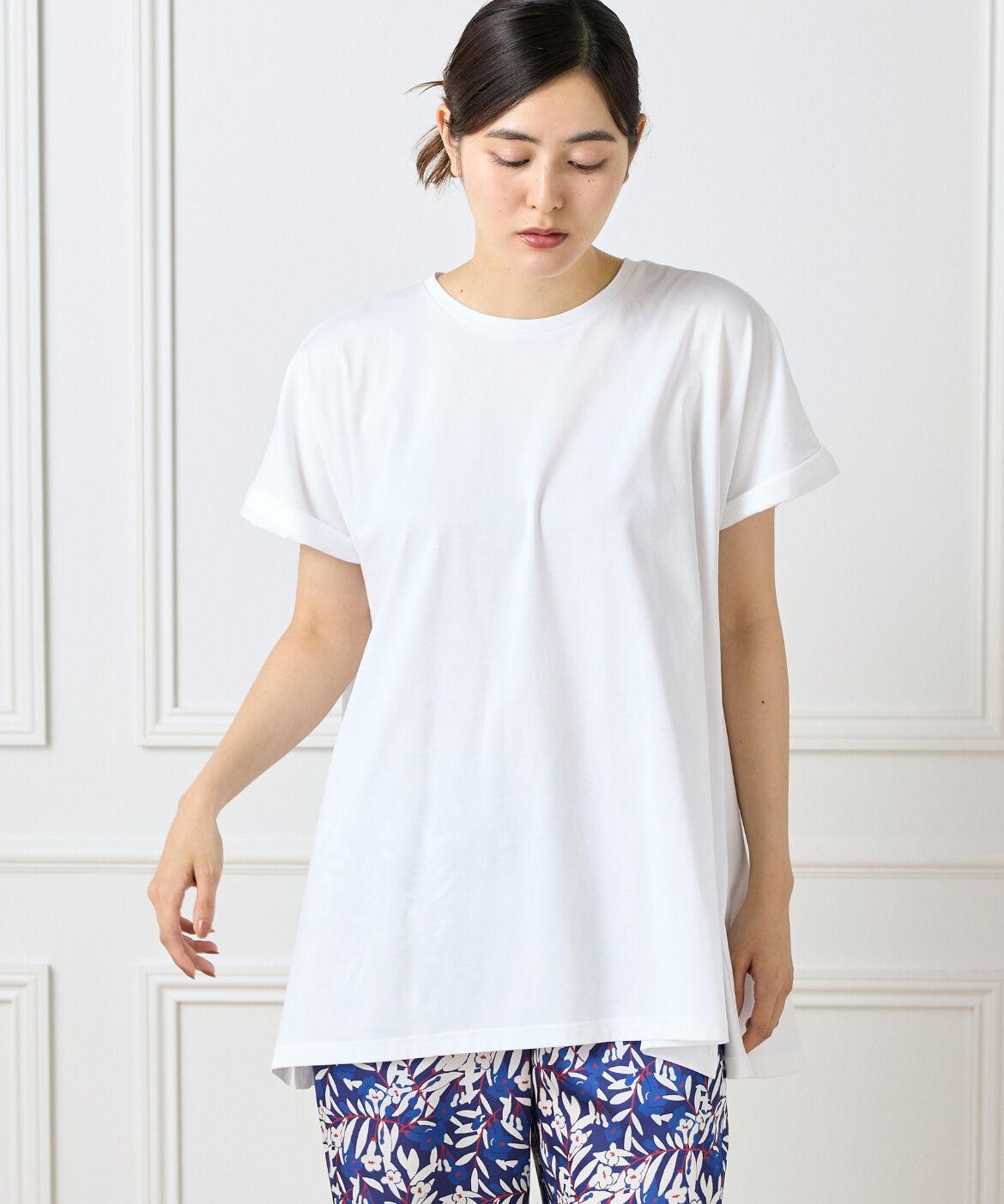 DAY by DAY it&rsquo;s international「フレンチスリーブチュニックカットソー」|Tシャツ・カットソー|オフホワイト1