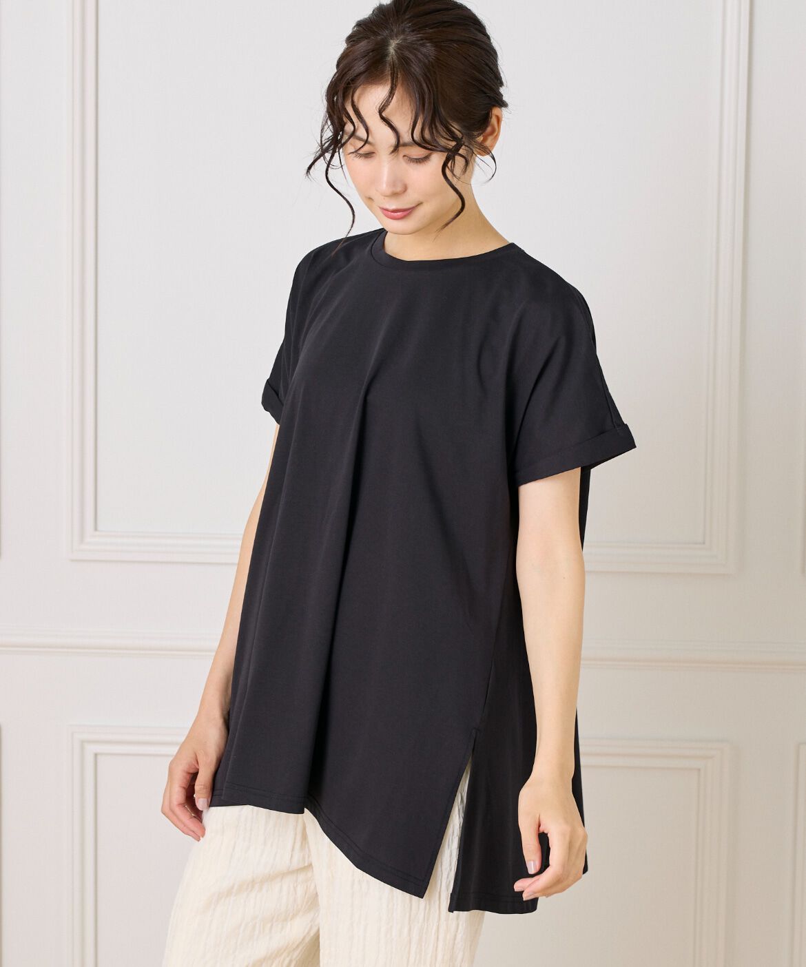 DAY by DAY it&rsquo;s international「フレンチスリーブチュニックカットソー」|Tシャツ・カットソー|