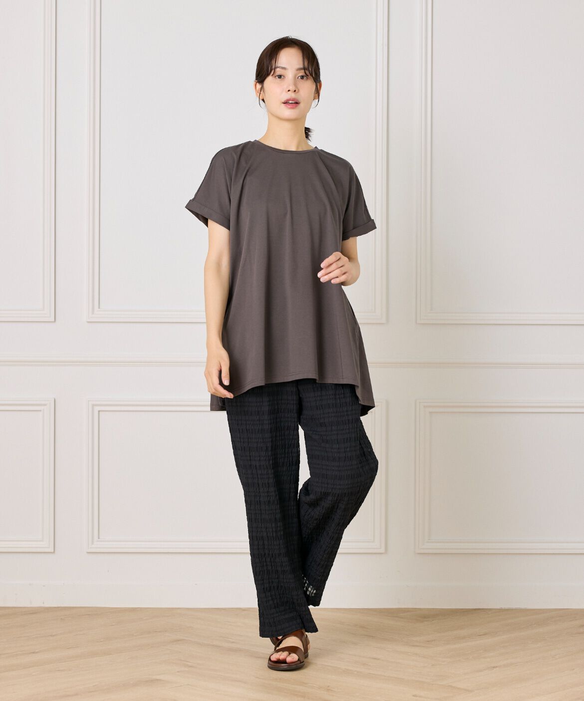 DAY by DAY it&rsquo;s international「フレンチスリーブチュニックカットソー」|Tシャツ・カットソー|