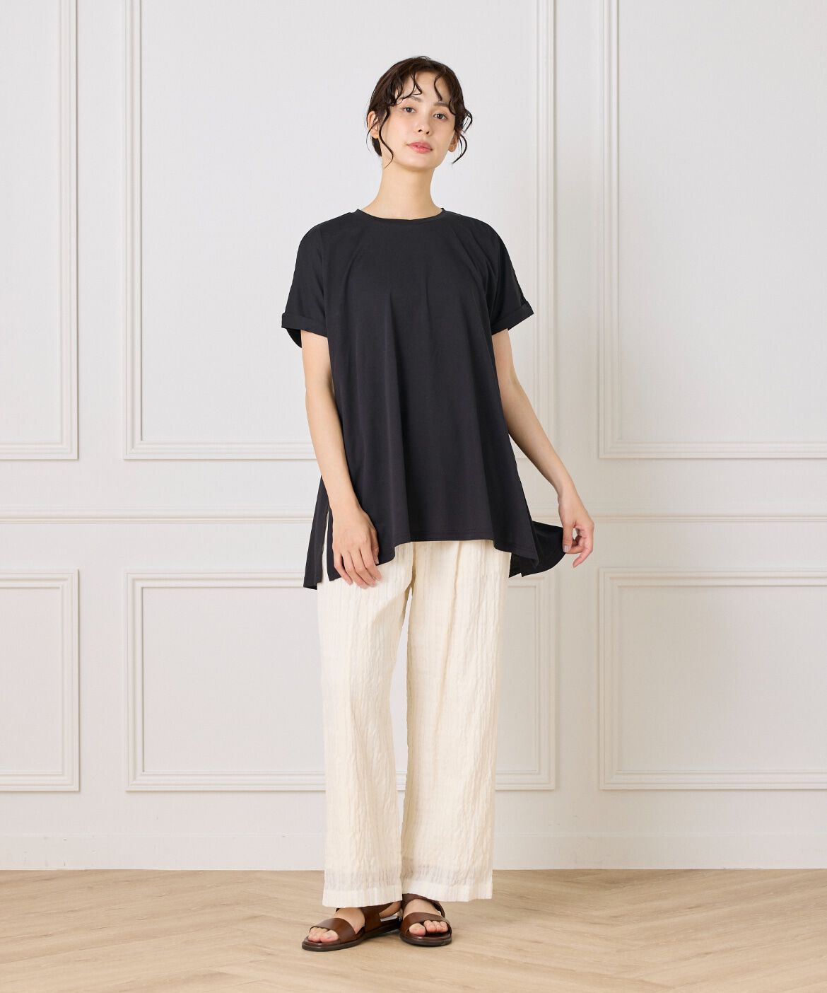 DAY by DAY it&rsquo;s international「フレンチスリーブチュニックカットソー」|Tシャツ・カットソー|