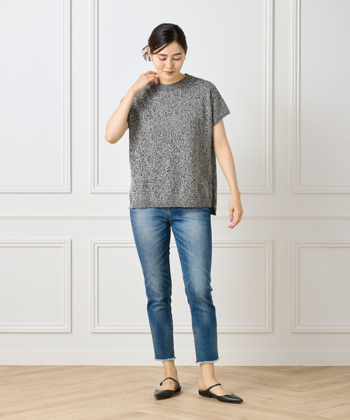 7-IDconcept.「ブークレミックスニット」|ニット・セーター|