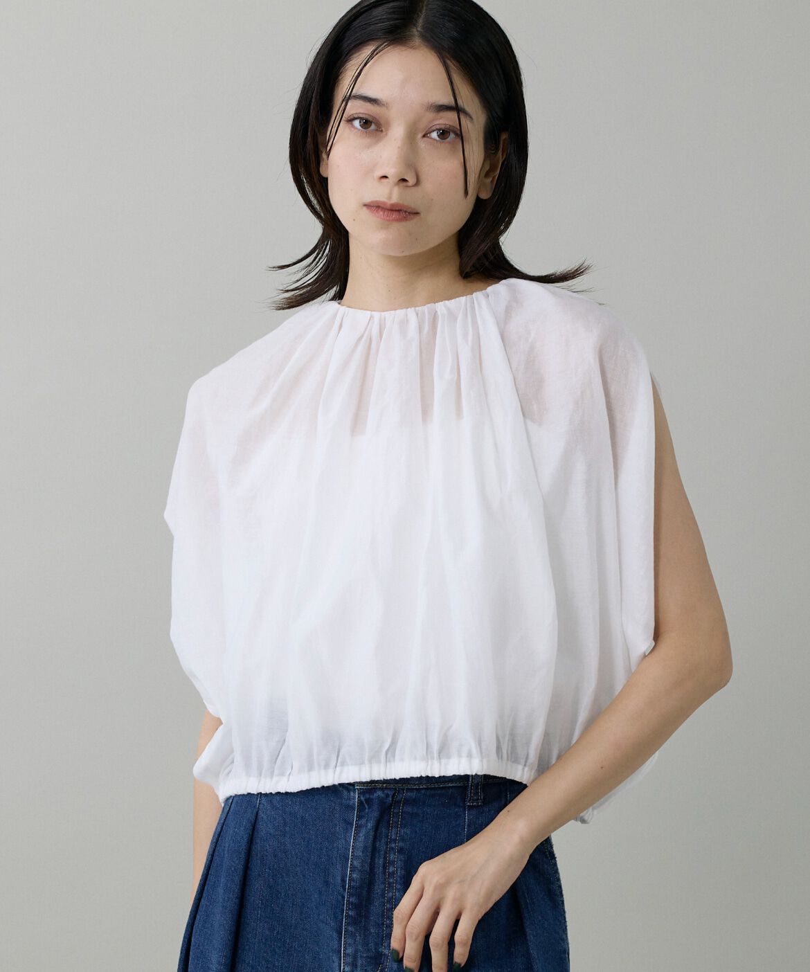 INED「スリットスリーブブラウス」|シャツ・ブラウス|